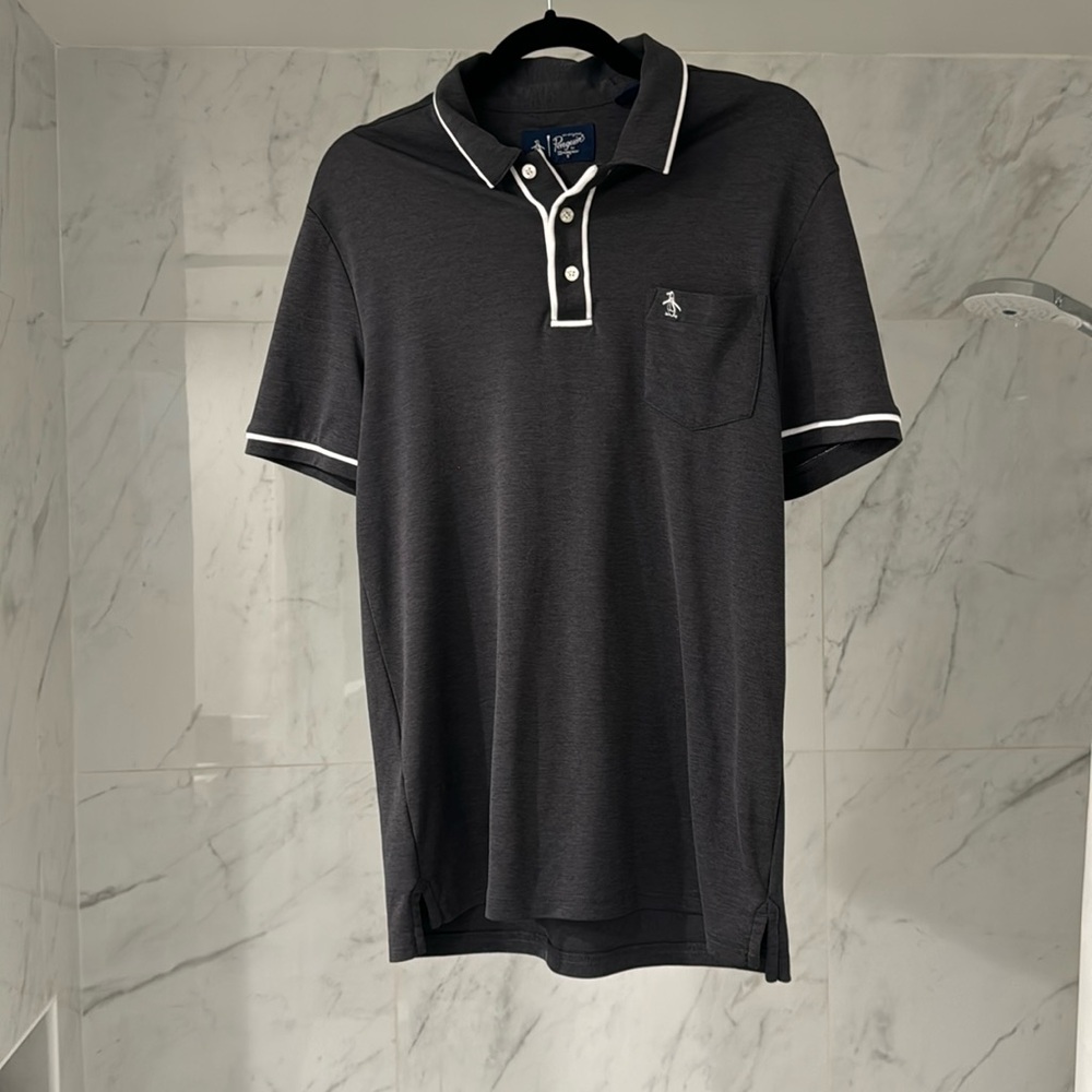 Penguin golf polo